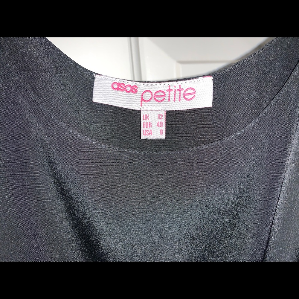 ASOS black party cut out dress